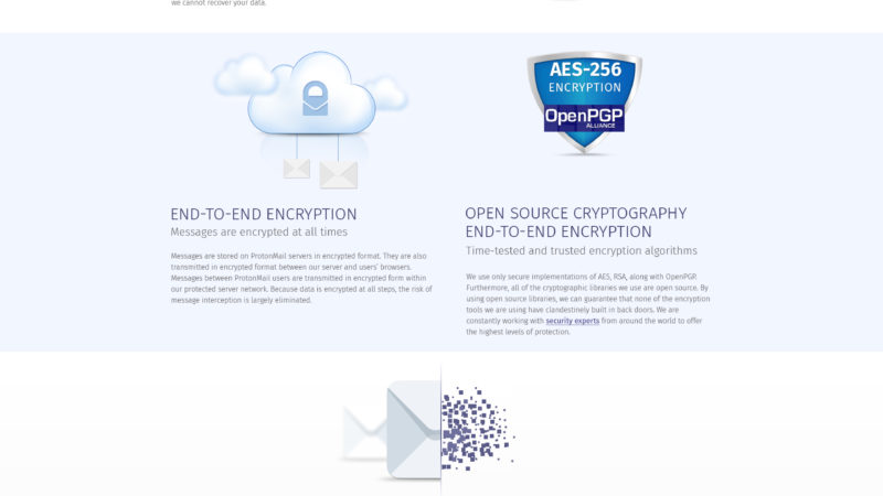protonmail-website